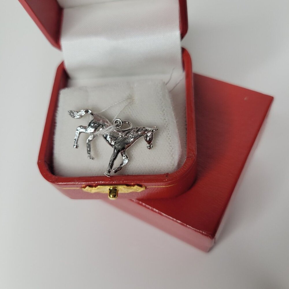BECKER'S DIAMONDS & FINE JEWELRY Running Galloping Horse Stallion Pendant - Picture 3 of 8
